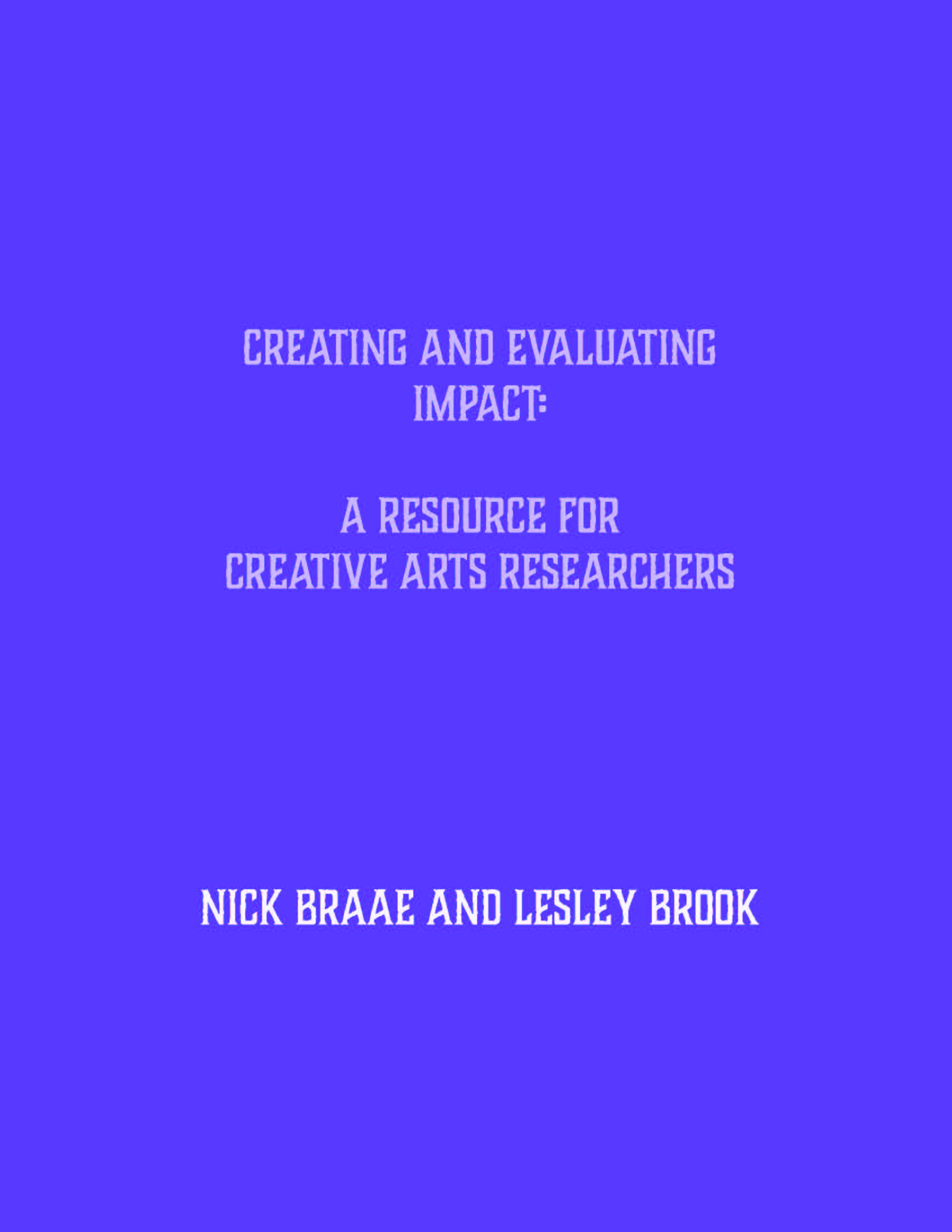 Creating and Evaluating Impact (1)