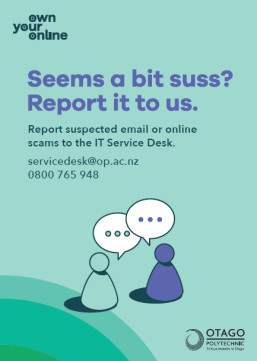 Seems a bit suss poster visual