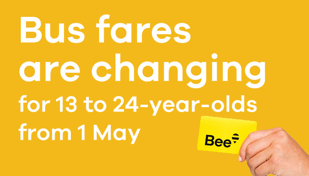 Fares are changing poster Dunedin